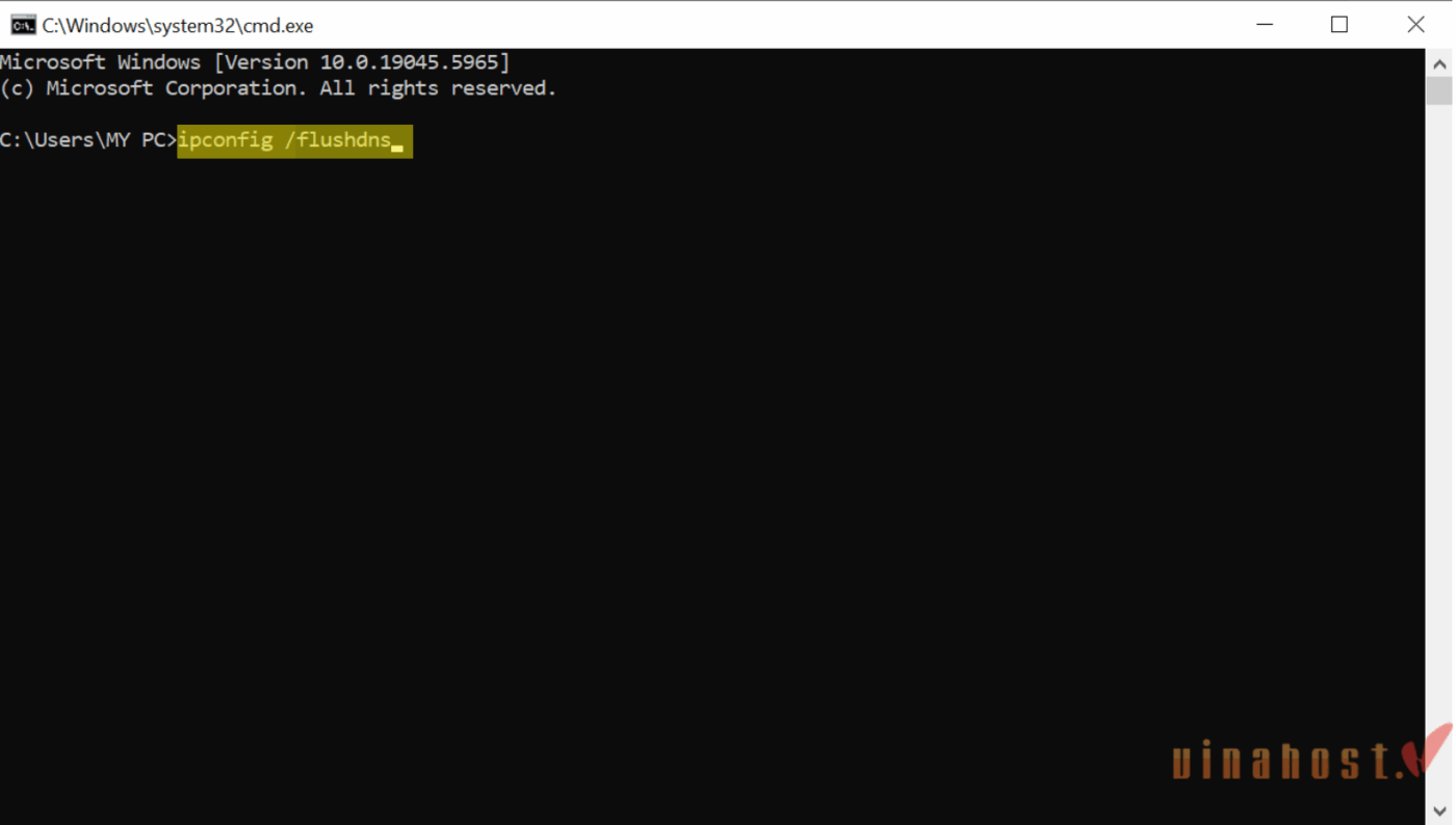 loi dns probe finished bad config la gi 22 - #1 Hosting Giá Rẻ, VPS Giá Rẻ, Máy Chủ Vật Lý, Email, Cloud Server Nhập lệnh ipconfig /flushdns