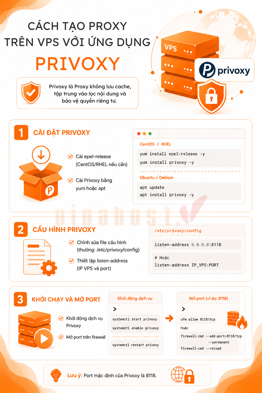 tao proxy bang vps 2 - #1 Hosting Giá Rẻ, VPS Giá Rẻ, Máy Chủ Vật Lý, Email, Cloud Server Cách tạo Proxy trên VPS với ứng dụng Privoxy
