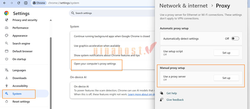 tao proxy bang vps 4 - #1 Hosting Giá Rẻ, VPS Giá Rẻ, Máy Chủ Vật Lý, Email, Cloud Server Cách cấu hình Proxy Google Chrome