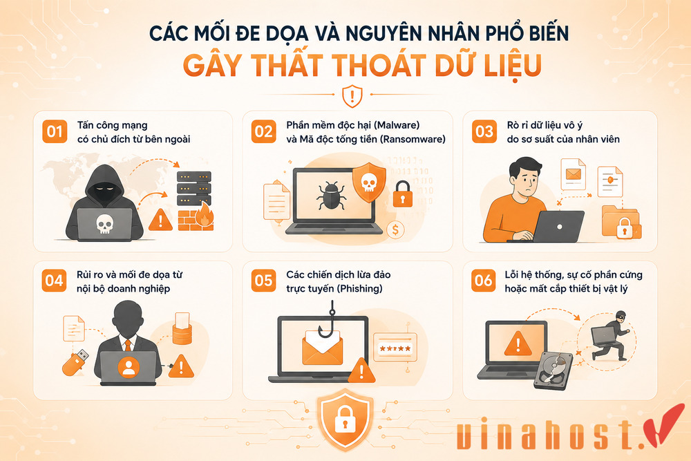 Nguyên nhân gây thất thoát dữ liệu