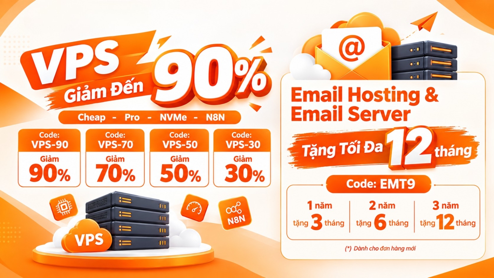 ctkm - #1 Hosting Giá Rẻ, VPS Giá Rẻ, Máy Chủ Vật Lý, Email, Cloud Server