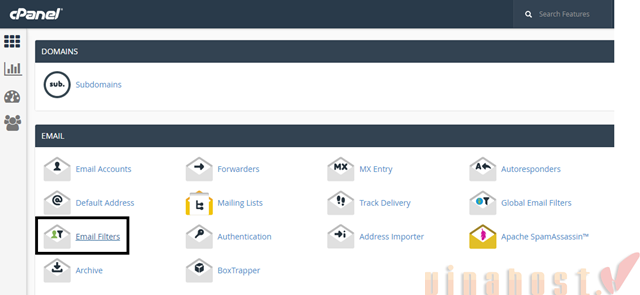 loc mail voi email hosting 1 - #1 Hosting Giá Rẻ, VPS Giá Rẻ, Máy Chủ Vật Lý, Email, Cloud Server Hướng dẫn thiết lập bộ lọc email với Email Hosting