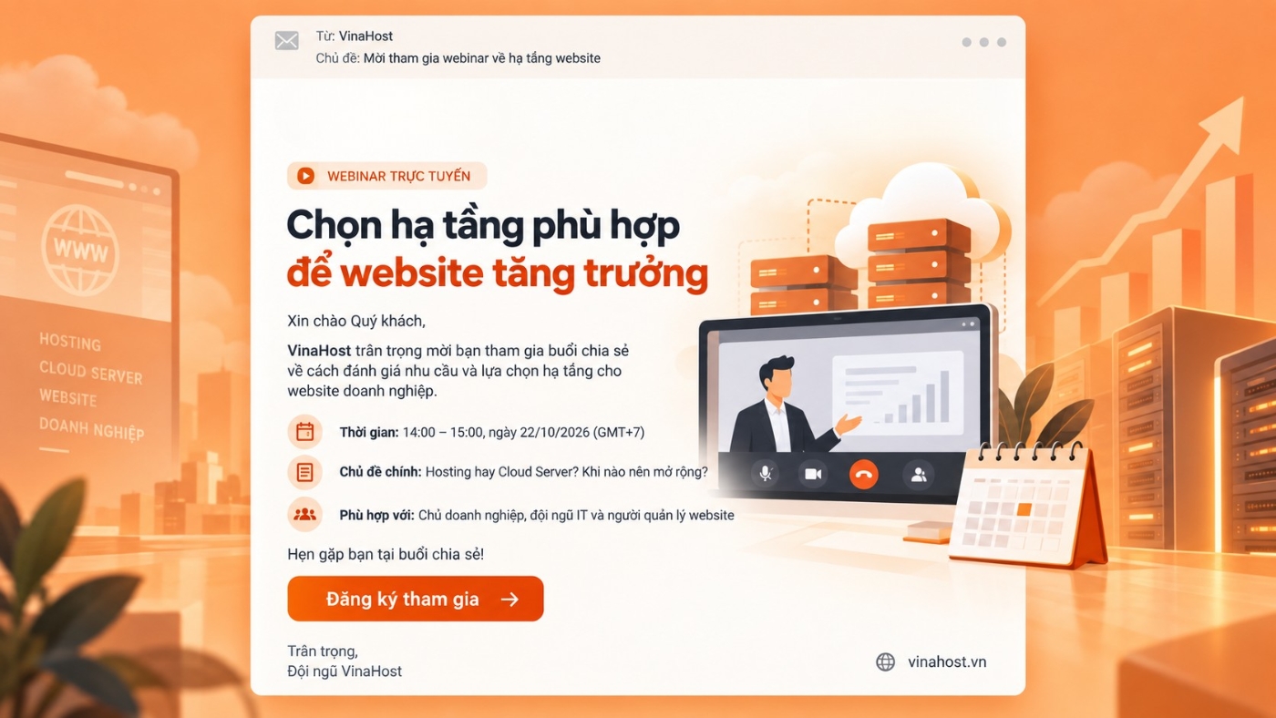 mau email marketing 10 - #1 Hosting Giá Rẻ, VPS Giá Rẻ, Máy Chủ Vật Lý, Email, Cloud Server Mẫu Email mời Webinar/Sự kiện