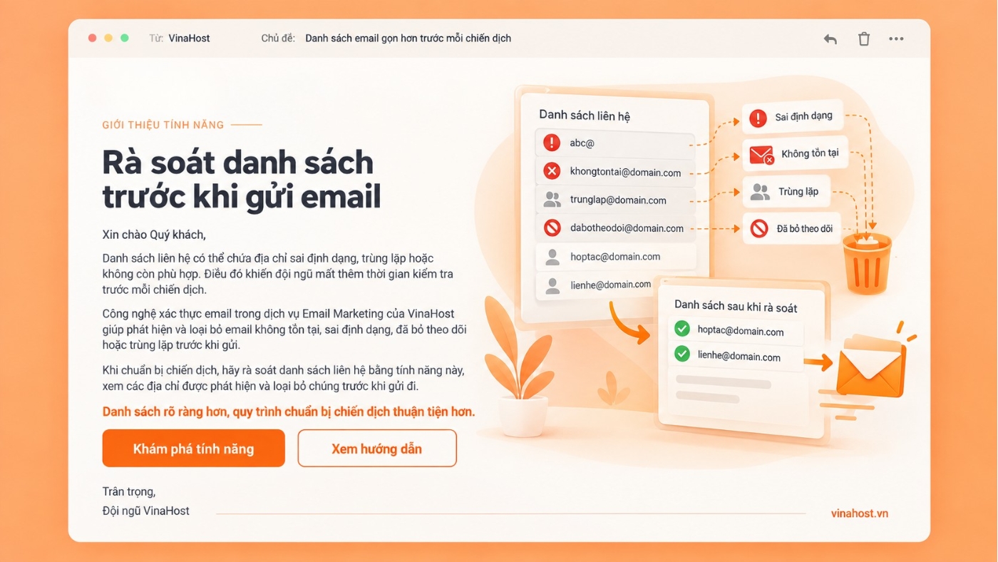 mau email marketing 17 - #1 Hosting Giá Rẻ, VPS Giá Rẻ, Máy Chủ Vật Lý, Email, Cloud Server Mẫu giới thiệu tính năng mới