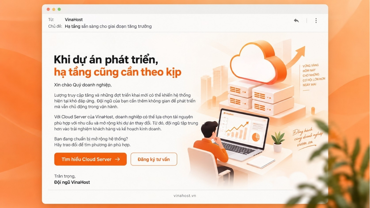 mau email marketing 20 - #1 Hosting Giá Rẻ, VPS Giá Rẻ, Máy Chủ Vật Lý, Email, Cloud Server Mẫu Email giới thiệu dịch vụ công nghệ