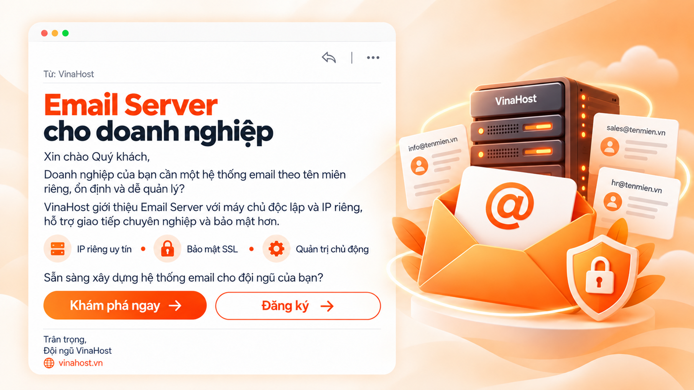 mau email marketing 26 - #1 Hosting Giá Rẻ, VPS Giá Rẻ, Máy Chủ Vật Lý, Email, Cloud Server Mẫu Email ra mắt chương trình/dịch vụ mới