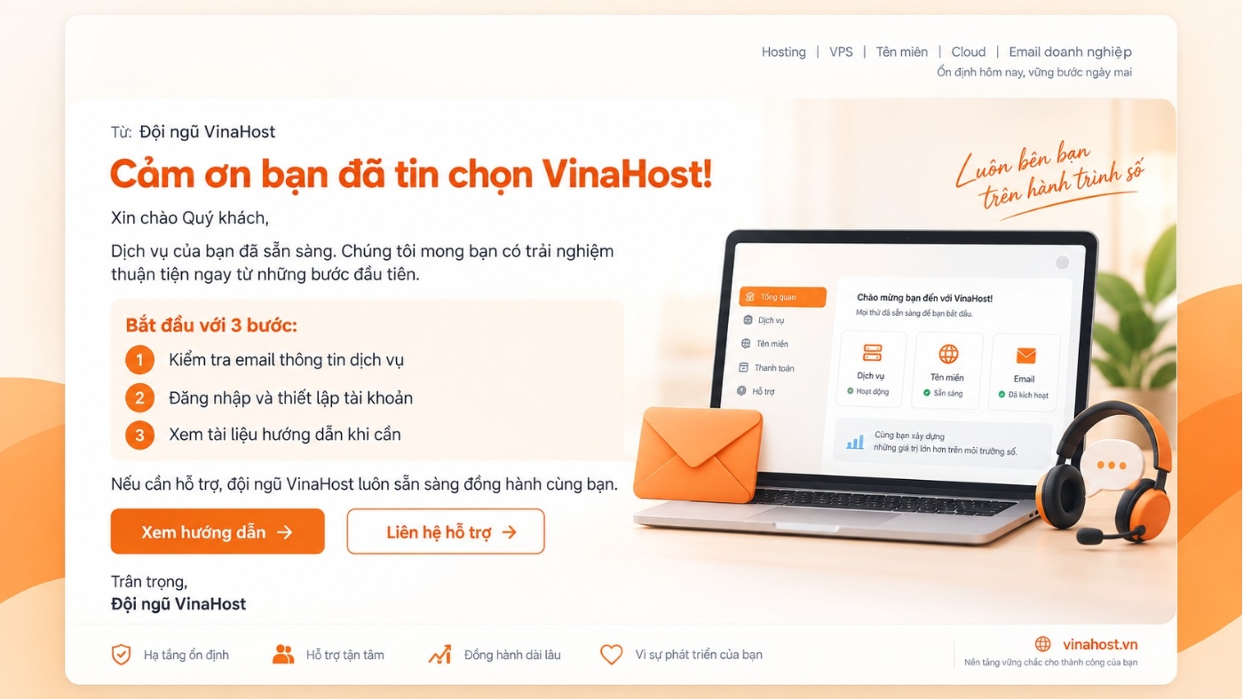 mau email marketing 6 - #1 Hosting Giá Rẻ, VPS Giá Rẻ, Máy Chủ Vật Lý, Email, Cloud Server Mẫu Email chăm sóc khách hàng