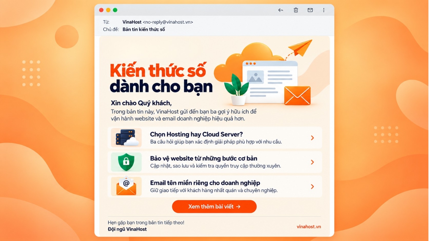 mau email marketing 9 - #1 Hosting Giá Rẻ, VPS Giá Rẻ, Máy Chủ Vật Lý, Email, Cloud Server Mẫu Newsletter