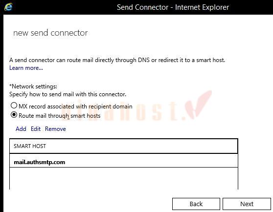Hướng dẫn cấu hình Email Relay trên Microsoft Exchange Server
