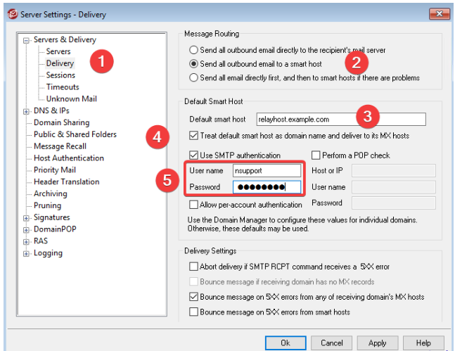 Hướng dẫn cấu hình Email Relay trên MDaemon