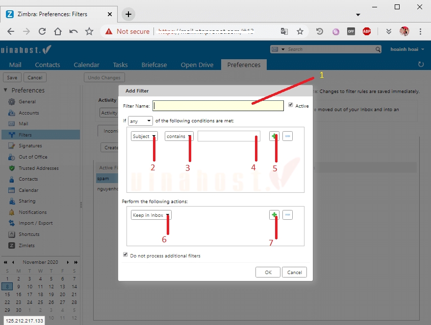 danh dau spam mail tren email server 4 - #1 Hosting Giá Rẻ, VPS Giá Rẻ, Máy Chủ Vật Lý, Email, Cloud Server Cách chặn email Spam bằng Filter