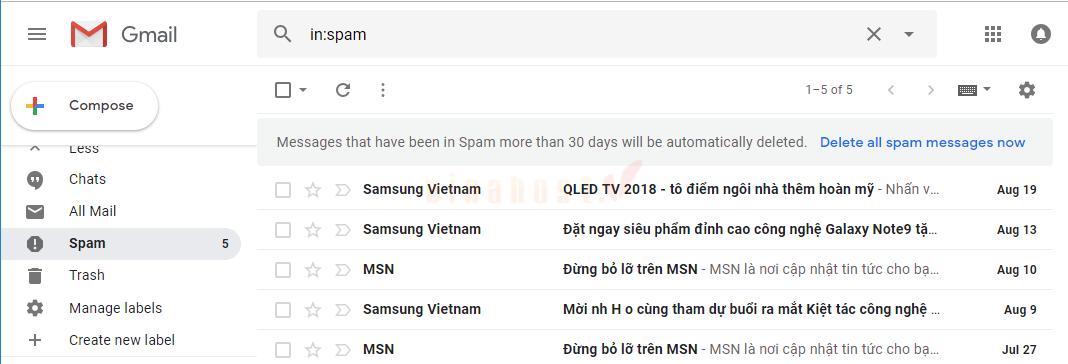 email bi spam junk 4 - #1 Hosting Giá Rẻ, VPS Giá Rẻ, Máy Chủ Vật Lý, Email, Cloud Server Email bị đưa vào Spam/Junk