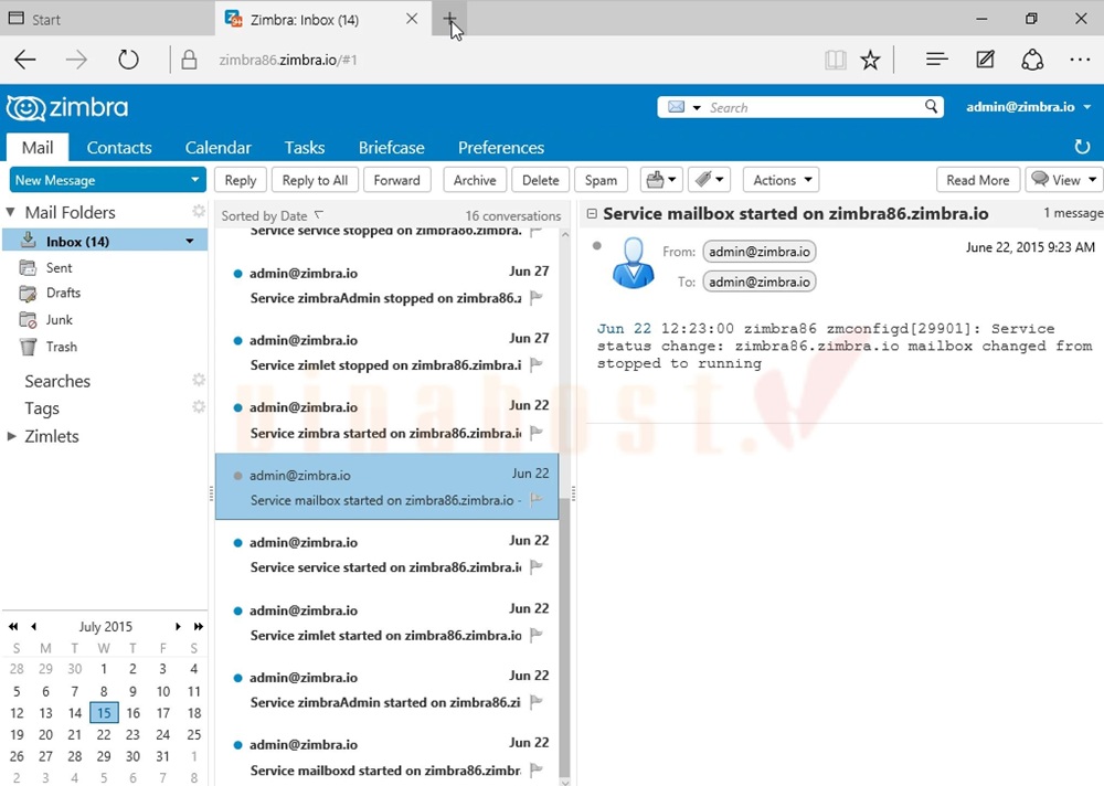 huong dan su dung zimbra 2 - #1 Hosting Giá Rẻ, VPS Giá Rẻ, Máy Chủ Vật Lý, Email, Cloud Server Cách đăng nhập và sử dụng Webmail Zimbra