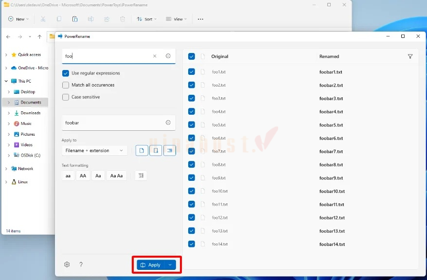 microsoft powertoys la gi 15 - #1 Hosting Giá Rẻ, VPS Giá Rẻ, Máy Chủ Vật Lý, Email, Cloud Server Tính năng PowerRename của Microsoft PowerToys