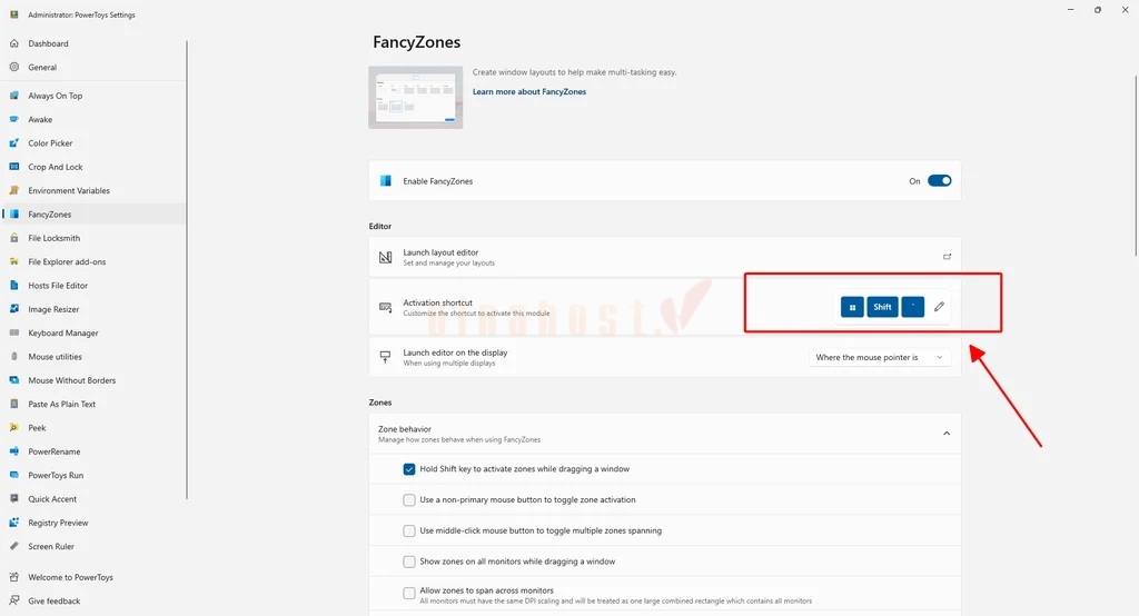 microsoft powertoys la gi 5 - #1 Hosting Giá Rẻ, VPS Giá Rẻ, Máy Chủ Vật Lý, Email, Cloud Server Tính năng FancyZones của Microsoft PowerToys