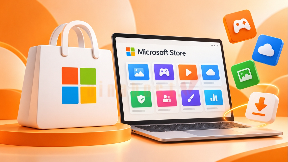 Microsoft Store là cửa hàng ứng dụng trực tuyến chính thức của Microsoft, tích hợp trên Windows, cung cấp ứng dụng, trò chơi và nội dung số bản quyền cho người dùng.