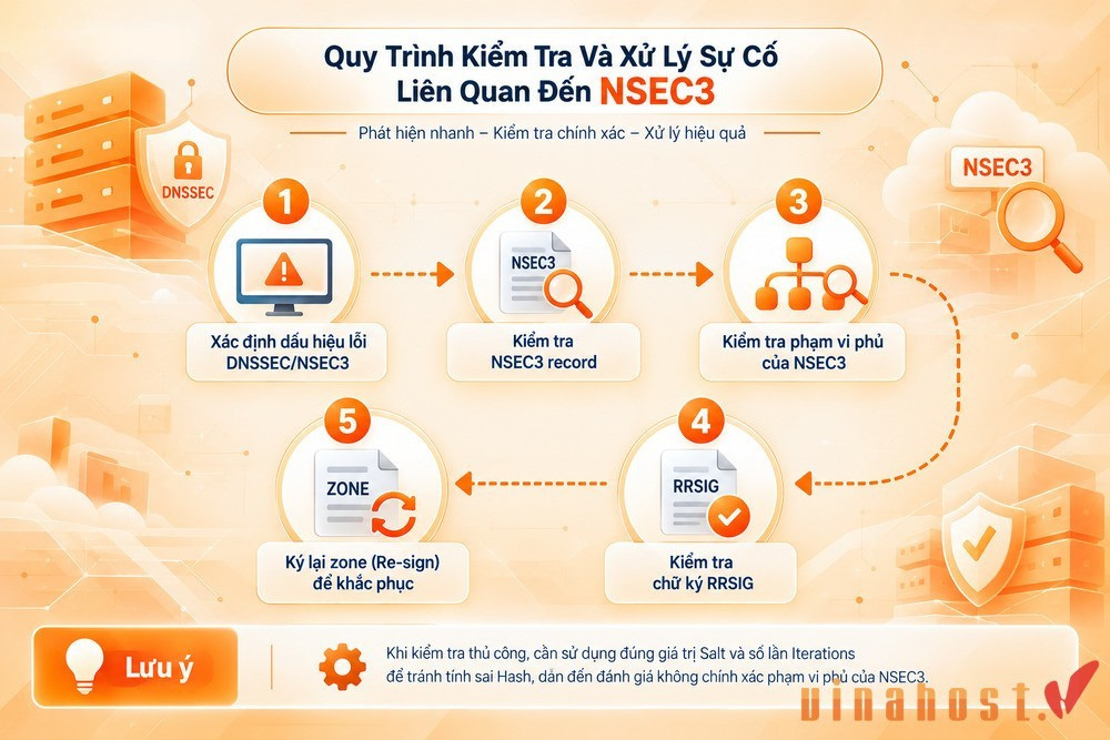 nsec3 record 4 1 - #1 Hosting Giá Rẻ, VPS Giá Rẻ, Máy Chủ Vật Lý, Email, Cloud Server Quy trình kiểm tra và xử lý sự cố NSEC3