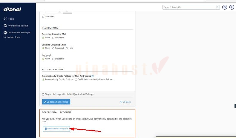 tao tai khoan email tren email hosting 14 - #1 Hosting Giá Rẻ, VPS Giá Rẻ, Máy Chủ Vật Lý, Email, Cloud Server Cách quản lý tài khoản Email Hosting sau khi tạo