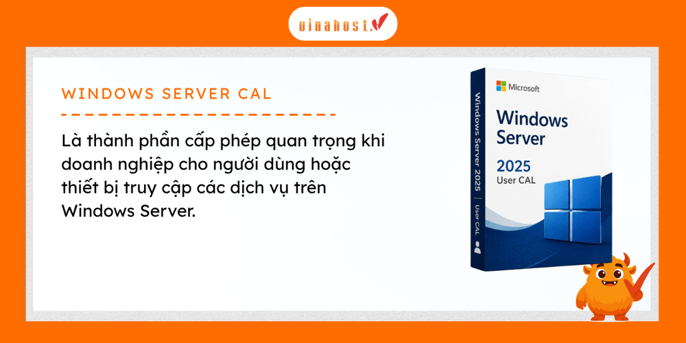 Khái niệm Windows Server CAL là gì 